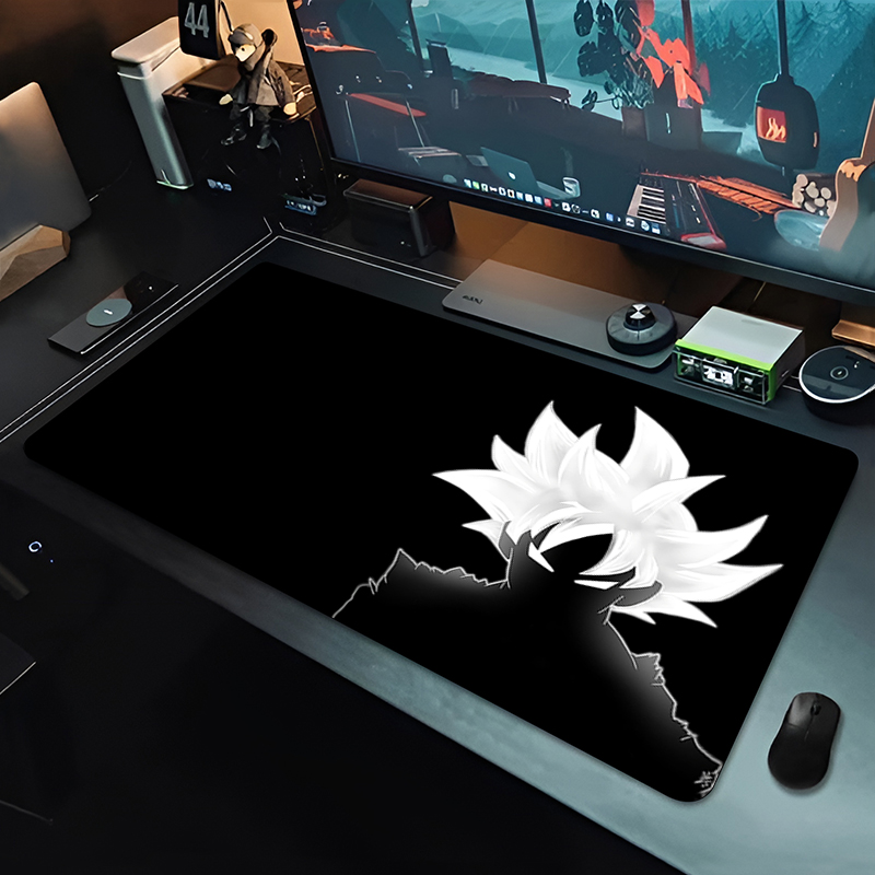 Gaming Accessories Keyboards - DBZ 블랙 애니메이션 마우스 패드 드래곤