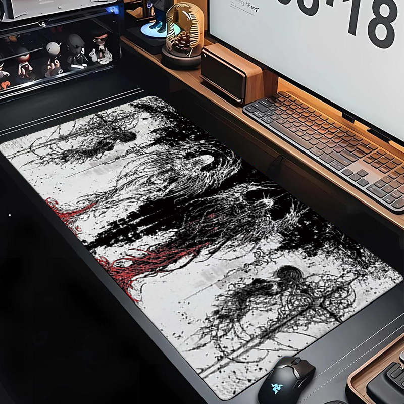 다크 엔젤 아트 디자인 대형 사이즈 미끄럼 방지 고무  - Gaming Accessories Keyboards 리뷰 및 가격