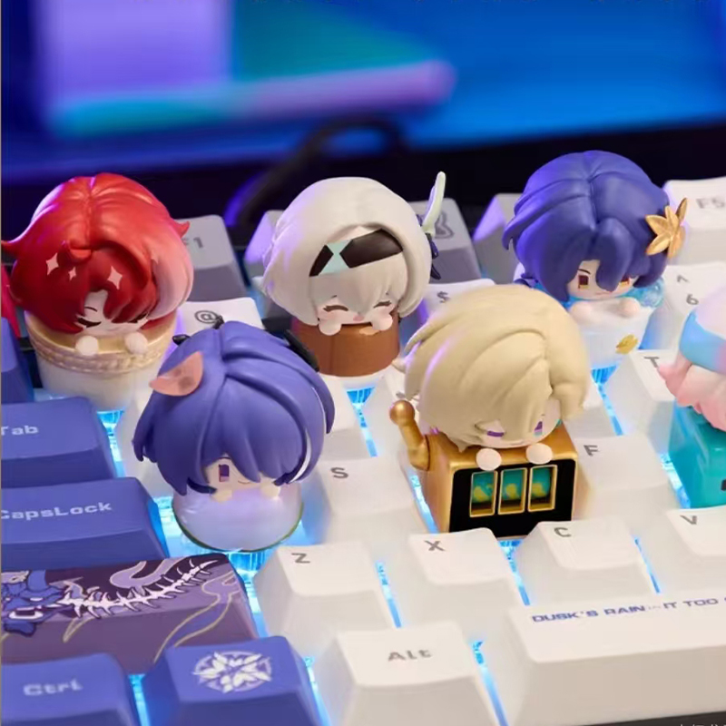 재고 있음 핑거 키캡 혼카이 스타 레일 세컨드 시리즈  - Gaming Accessories Keyboards 리뷰 및 가격