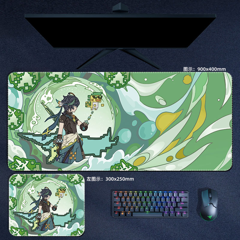 Anime Genshin Impact 마우스 패드 Hu - Gaming Accessories Keyboards 리뷰 및 가격