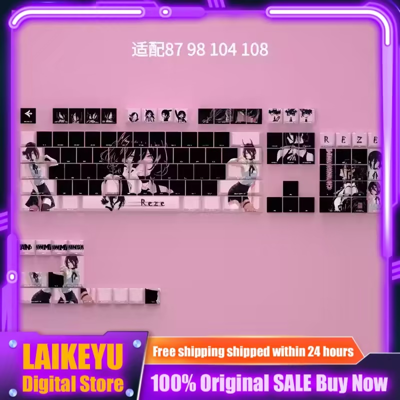 전기 톱 남자 레이스 애니메이션 키 캡 체리 프로필 P - Gaming Accessories Gifts For Men 리뷰 및 가격